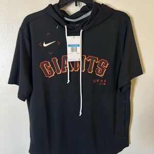 Nike Black San Francisco Giants Hoodie with Orange Accents